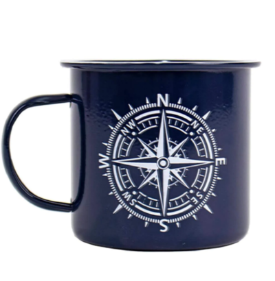 Tempa Atticus Compass Enamel Mug 350ml $9.95 (RRP $14.95) @ Minimax