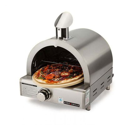 EuroGrille Portable Pizza Oven BBQ Camping LPG Gas Benchtop Stainless Steel $309 (RRP $599) @ My Topia