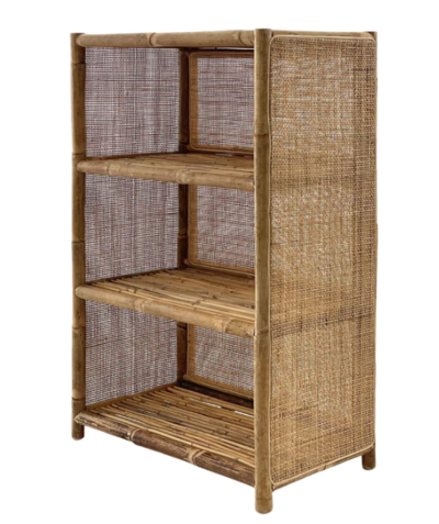 Valla Rattan Open Cabinet $299 (RRP $549) @ One World Collection