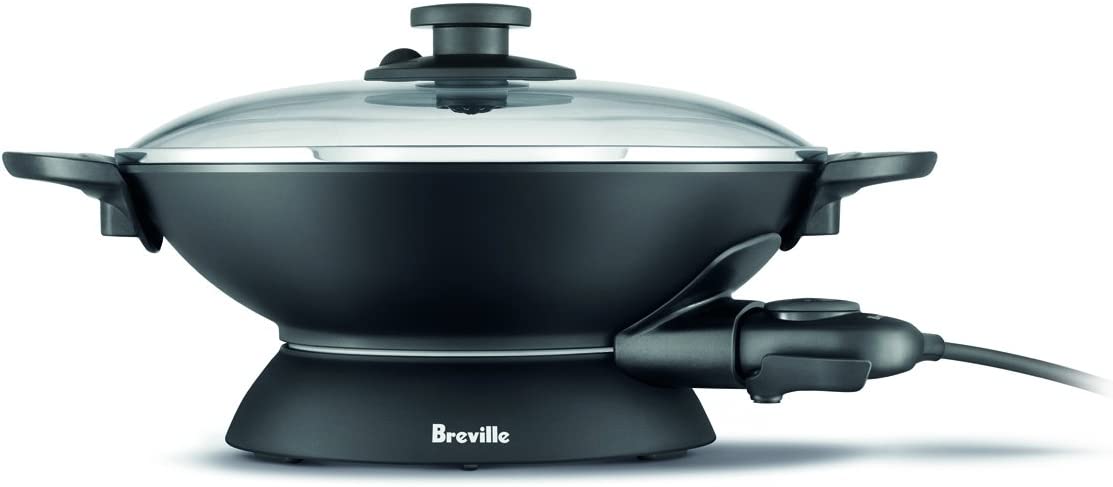 Breville The Quick Wok 5 Litre Compact Size Wok Black BEW300BLK $89 (RRP $142.94) @ Amazon AU