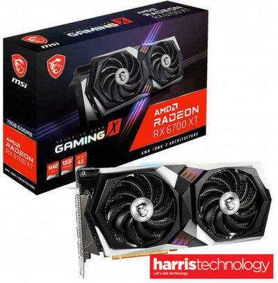 MSI Radeon RX 6700 XT GAMING X 12G GDDR6 HDMI DisplayPort Gaming Video Card $698 (RRP $1366.20) @ eBay AU