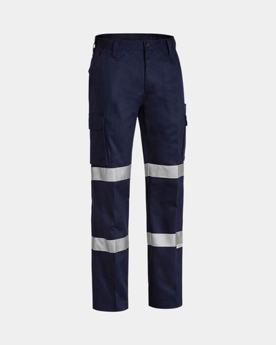 Bisley 3M Taped Cotton Drill Cargo Pant Navy $41.30 (RRP $59) @ Workscene