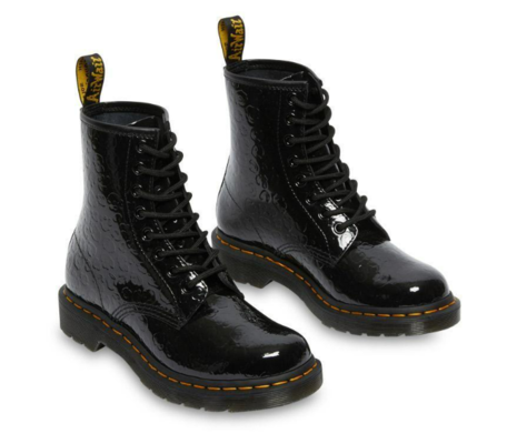 1460 Leopard Emboss Black Patent Lamper $179.99 (RRP $259.99) @ Dr Martens