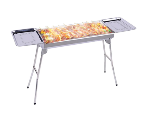 SOGA Skewers Grill with Side Tray Portable Stainless Steel Charcoal BBQ $99.90 (RRP $160.90) @ Hey Hey