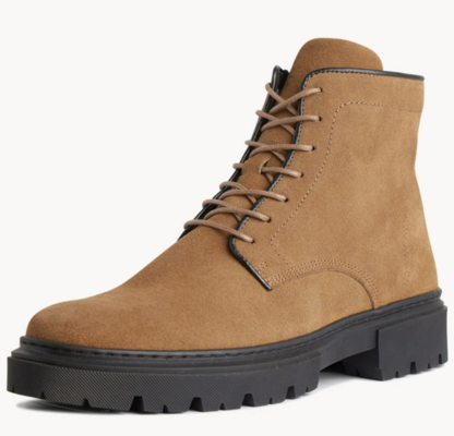 Bullboxer Milan Combat Boot Taupe Suede $137.94 (RRP $279.90) @ Merchant1948 AU