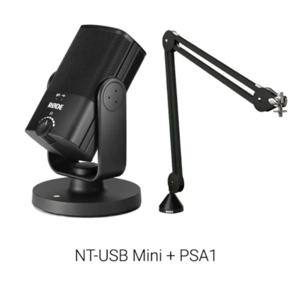 RODE NT-USB Mini and PSA1 Boom Arm Bundle $195.91 (RRP $368) @ Wireless1