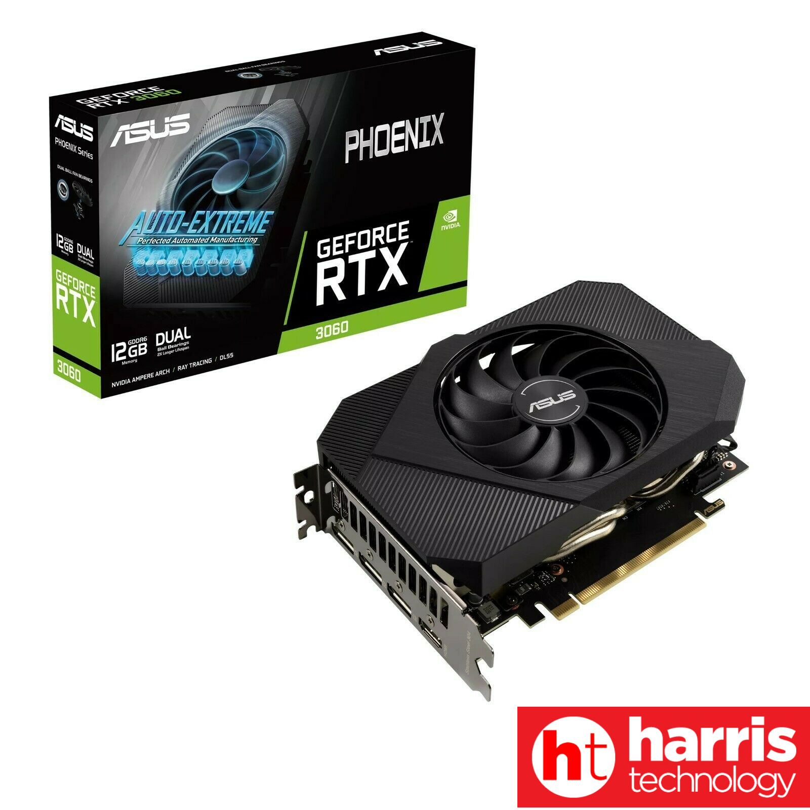 ASUS Phoenix GeForce RTX 3060 V2 12GB GDDR6 LHR Gaming Video Card $598.90 (RRP $896) @ eBay AU