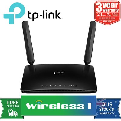 TP-Link Archer MR400 AC1200 Wireless Dual Band 4G LTE Router $154 (RRP $219) @ eBay AU