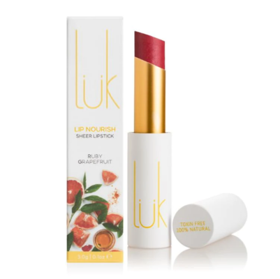 Luk Lip Nourish Sheer Lipstick (Ruby Grapefruit) $19.47 (RRP $29.95) @ Mr Vitamins