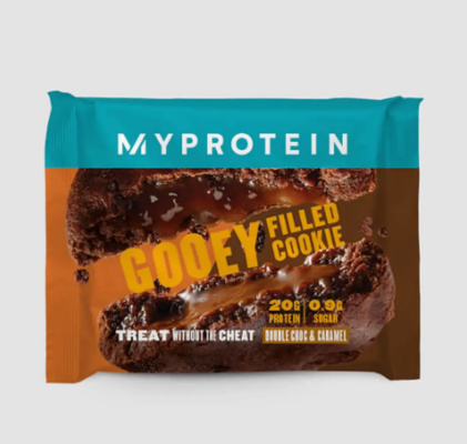 Filled Protein Cookie 12x75g Double Chocolate and Caramel $40.59 (RRP $62.99) @ My Protein