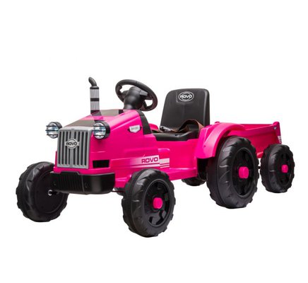 ROVO KIDS 12V Electric Battery Operated Ride On Tractor Toy Remote Control Pink $199 (RRP $469) @ My Topia