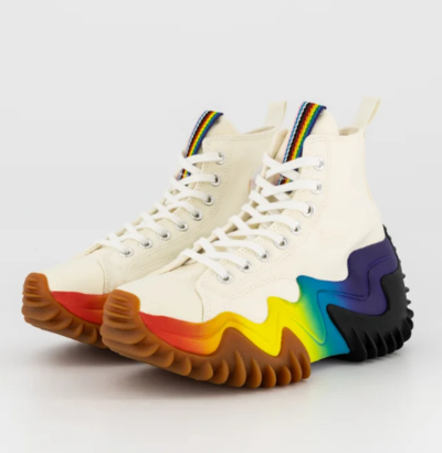 Converse Run Star Motion Pride Egret/Court Purple/Fresh Yellow $109.99 (RRP $160) @ Platypus Shoes AU