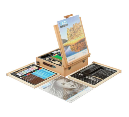 The Art Studio Sketch & Draw Art Set 124 Pieces $89.99 (RRP $179.99) @ Riot Stores