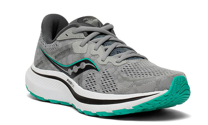 Women's Omni 20 (Wide) Shoe Alloy Jade $149.99 (RRP $229.99) @ Saucony