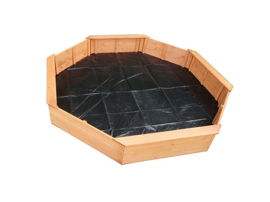 Kids Sandpit Wooden Play Large Round Outdoor Sand Pit Sand Box 177Cm $109 (RRP $189) @ eBay AU