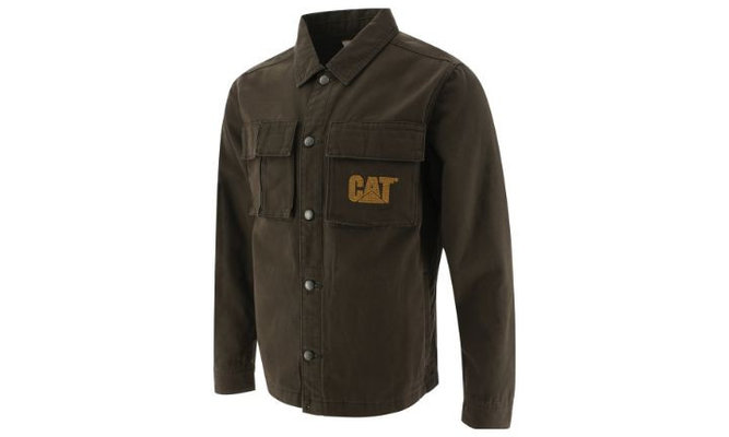 Urban Passage Shirt Jacket Brown $79.99 (RRP $129.99) @ Cat Workwear