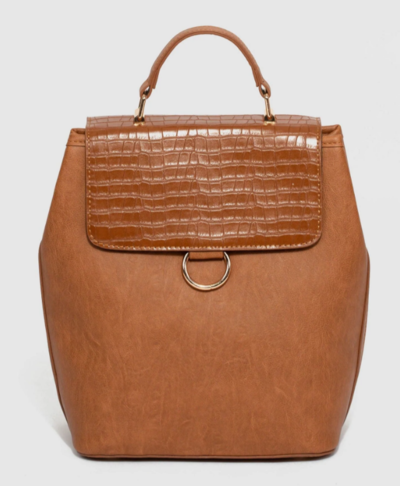 Tan Pali Ring Backpack $34.99 (RRP $69.99) @ Colette Hayman