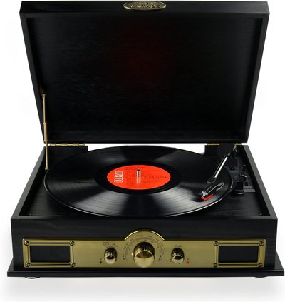 mbeat Vintage USB Wooden Turntable Black $88.20 (RRP $129.95) @ Amazon AU