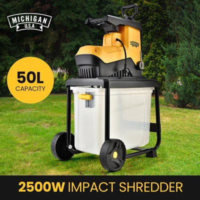 MICHIGAN 2500W Electric Mulcher Crushing Impact Shredder Garden Wood Chipper $409 (RRP $679) @ eBay AU