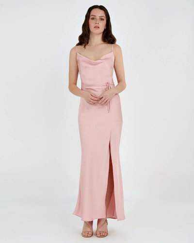 Jayla Cowl Neck Maxi Dress Pink $69 (RRP $129.99) @ Forcast