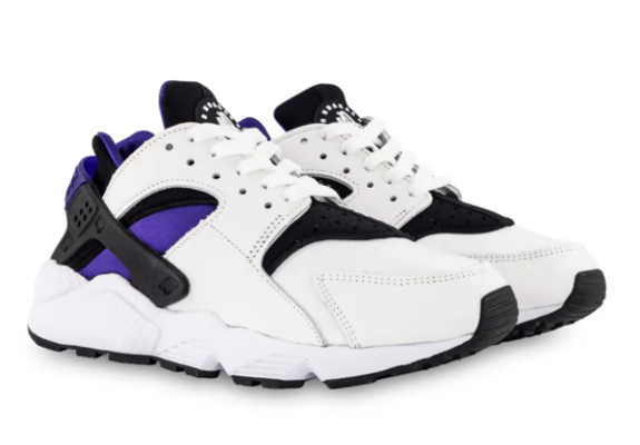 Nike Air Huarache Womens Running Shoes White/Black/Purple $99.99 (RRP $169.99) @ Hype DC