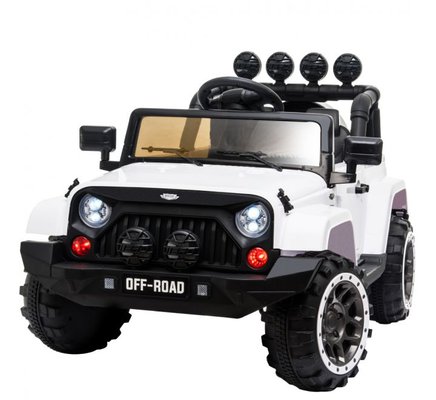 ROVO KIDS Jeep Inspired 4WD Electric Kids Ride On Car Battery Powered 12V White $299 (RRP $479) @ My Topia