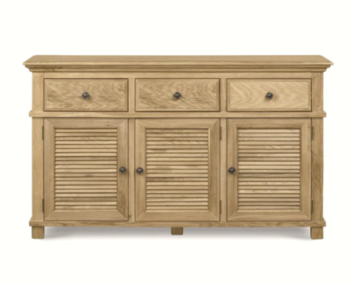 West Beach 3 Door Buffet Natural $899 (RRP $1499) @ One World Collection