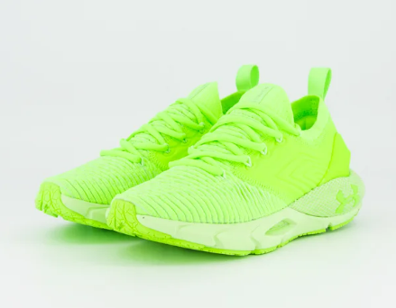 Womens UA HOVR Phantom 2 IntelliKnit Running Shoes Quirky Lime/Pale Olive $109.99 (RRP $220) @ Platypus Shoes AU