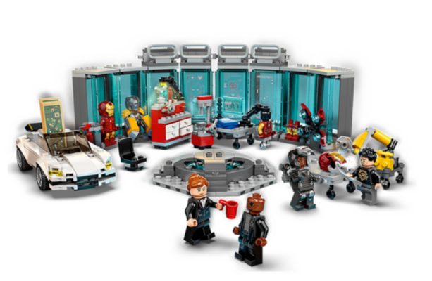 LEGO® Marvel Iron Man Armoury 76216 $109.99 (RRP $149.99) @ Purple Turtle Toys