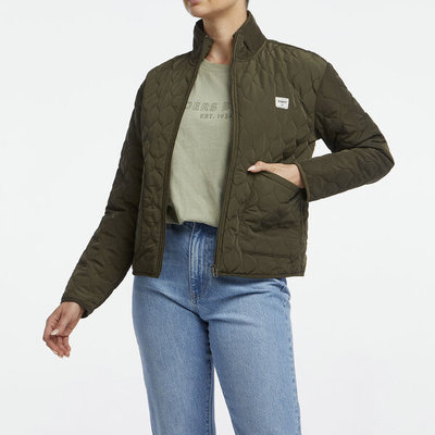 Carly Quilted Jacket Dark Sage $83.40 (RRP $149.95) @ Riders by Lee