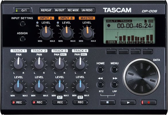 Tascam DP-006 Tascam DP-006 6-Track Digital Pocketstudio Multi-Track Recorder $246.82 (RRP $379) @ Amazon AU