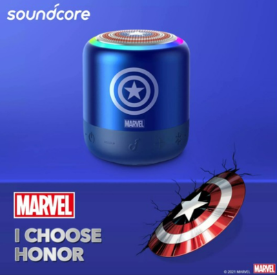 Anker Soundcore Marvel Captain America MINI 3 PRO IPX7 Speaker $119.99 (RRP $179.99) @ The Market NZ