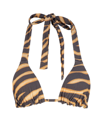 Zahara Myah Tri Bikini Top Tiger $49 (RRP $89) @ Tiger Lily