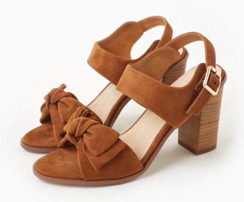 Hannah Suede Heel Tan $50 (RRP $179.95) @ Walnut Melbourne