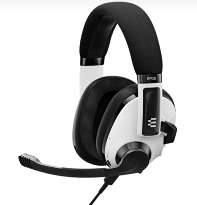 EPOS H3 Hybrid Closed Acoustic Gaming Headset with Bluetooth White $139 (RRP $259) @ Wireless1