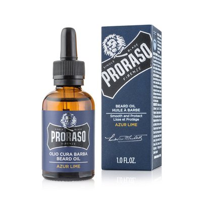 Proraso Beard Oil Azur Lime 30ml $10.12 (RRP $24.95) @ AMR Hair & Beauty