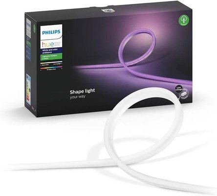 Philips Hue Outdoor Lightstrip with Bluetooth 5 Metre Length White $199.95 (RRP $339.95) @ Amazon AU