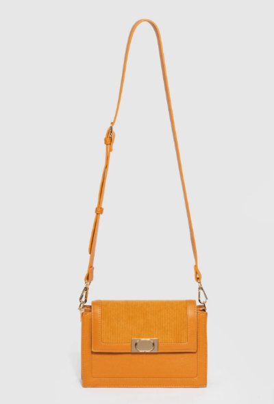 Mustard Racquell Lock Crossbody Bag $30 (RRP $59.99) @ Colette Hayman