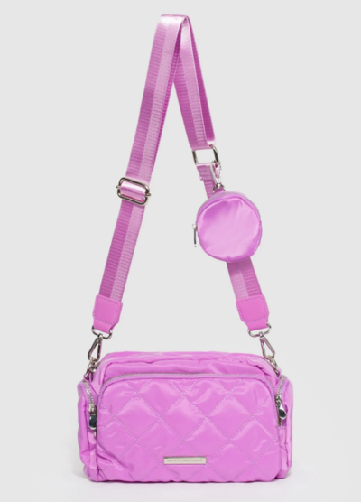 Purple Harper Nylon Crossbody Bag $30 (RRP $59.99) @ Colette Hayman