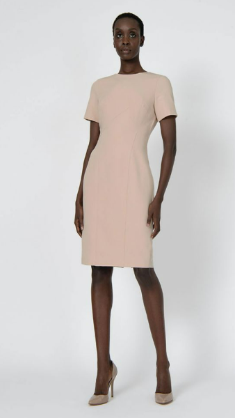 Jenna Fitted Dress Blush $49 (RRP $99.99) @ Forcast