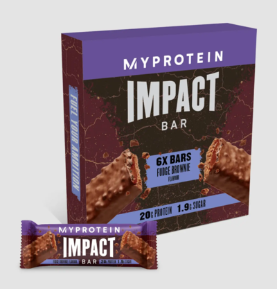 Impact Protein Bar 6Bars Fudge Brownie $14.99 (RRP $29.99) @ My Protein