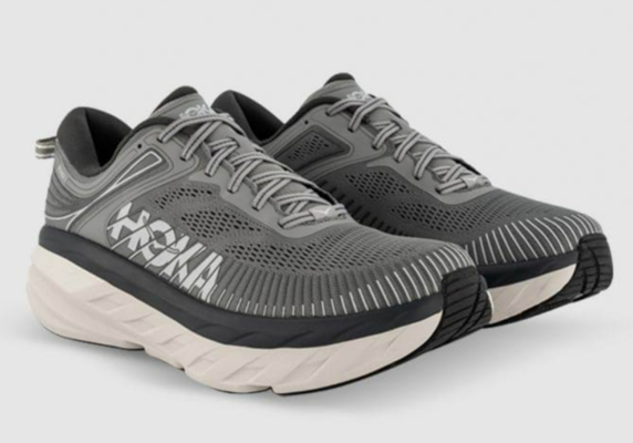 Hoka One One Bondi 7 (2e) Mens Shoe Wild Dove Dark Shadow $179.99 (RRP $269.99) @ The Athlete's Foot AU