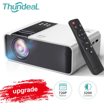 ThundeaL HD Mini Projector TD90 Native 1280 x 720P Basic Version $125.11 (RRP $250.22) @ Ali Express