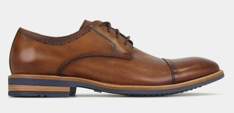 Zu YEN Leather Oxford Dress Shoe Tan $76.49 (RRP $169.99) @ Betts