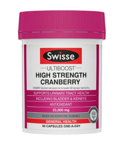 Swisse Ultiboost High Strength Cranberry Cap X 90 $41.95 (RRP $73.99) @ Chemist Direct