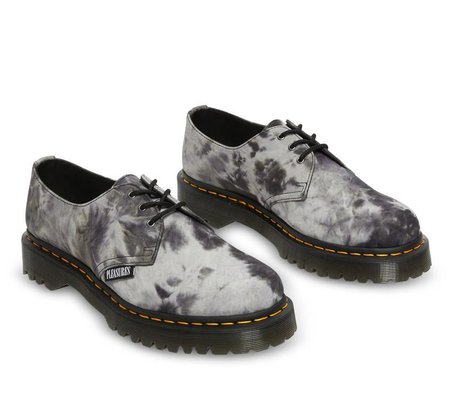 Pleasures 1461 Bex Black White Tie Dye Poly $199.99 (RRP $299.99) @ Dr Martens