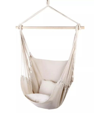 Fringed Hammock Chair Cream $42.36 (RRP $110.95) @ Dreamo