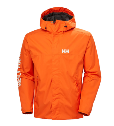 Ervik Jacket 226 Bright Orange $120 (RRP $200) @ Helly Hansen