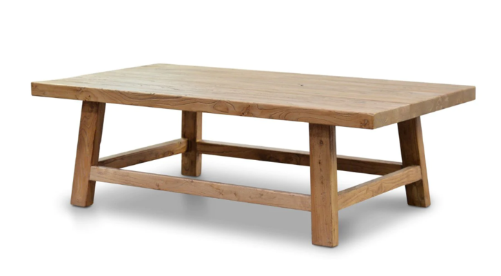 Canova 1.1m Reclaimed Wood Rectangular Coffee Table $420 (RRP $600) @ Interior Secrets