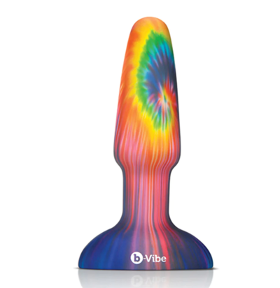 bVibe Peace And Love Tie-Dye RIMMING BUTT PLUG $195.46 (RRP $319.99) @ Jou Jou